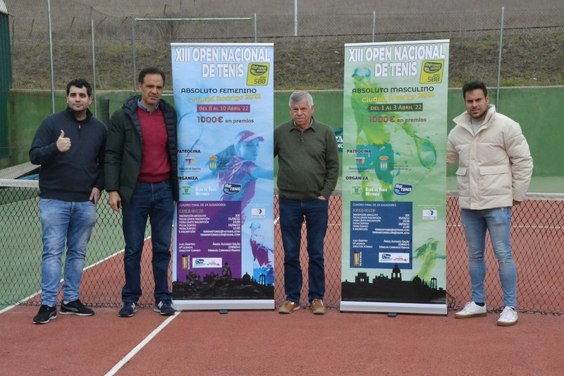 Programado para abril el XIII Open Nacional de Tenis, con 1.000€ en premios en cada categoría
