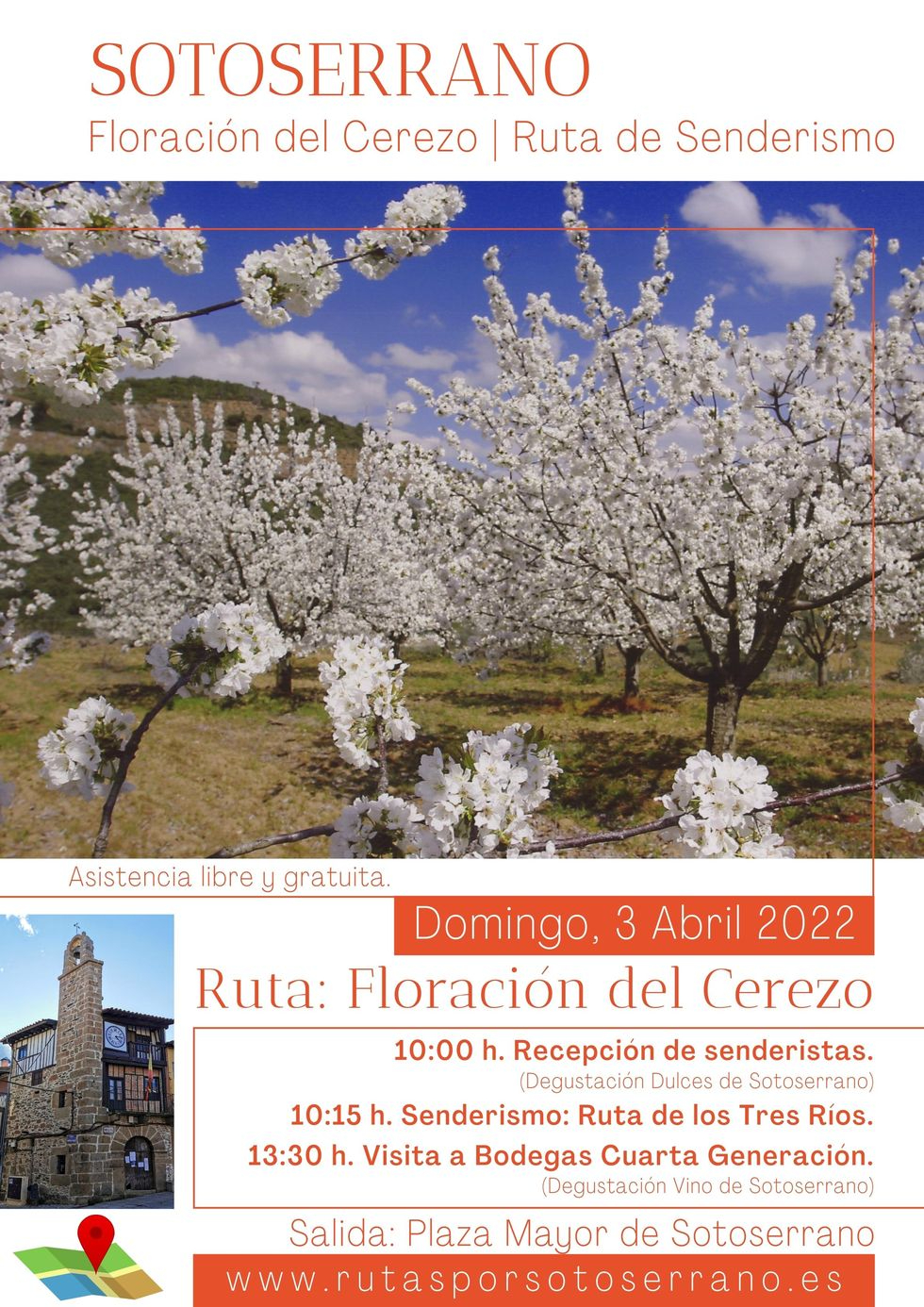 Floración del Cerezo, la ruta de senderismo imprescindible en Sotoserrano