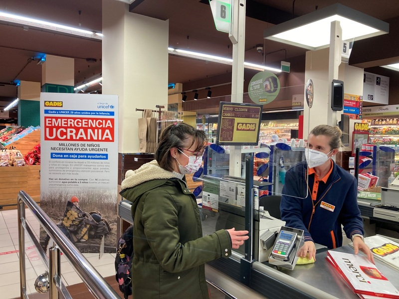 Gadis y Unicef se unen para ayudar a Ucrania