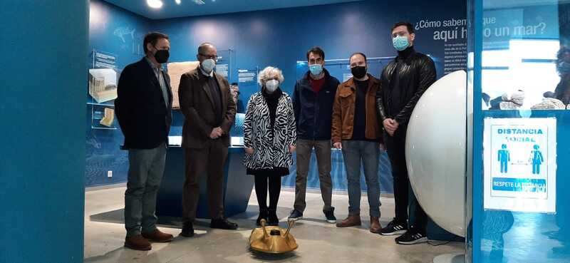 El robot guía de trilobite ya está en el Museo de los Mares Antiguos de Monsagro