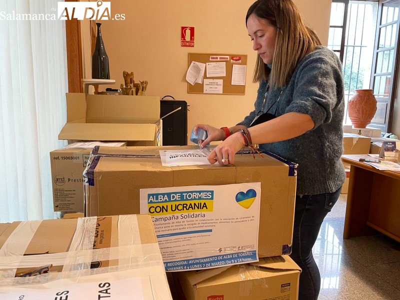 Alba de Tormes se vuelca en la ayuda a los refugiados ucranianos