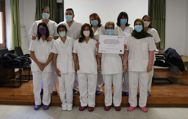 Los alumnos de Atención Sociosanitaria de Cáritas inician sus prácticas