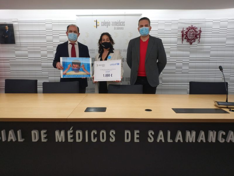 El Colegio Oficial de Médicos de Salamanca colabora con UNICEF para distribuir vacunas contra la covid en países subdesarrollados