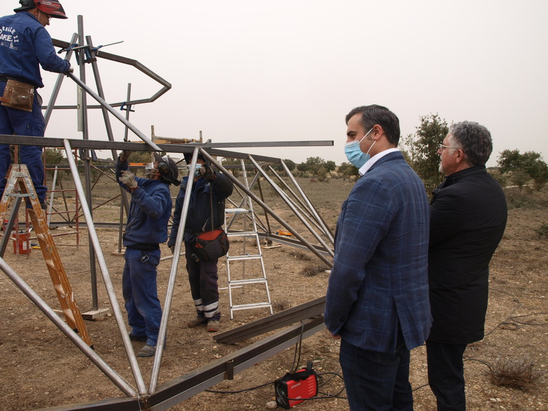 Acción formativa en carpintería metálica en Morille con la participación de 8 personas desempleadas 
