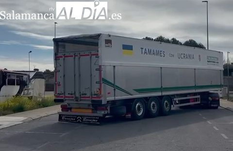 Primer camión de ayuda a los refugiados ucranianos desde Salamanca