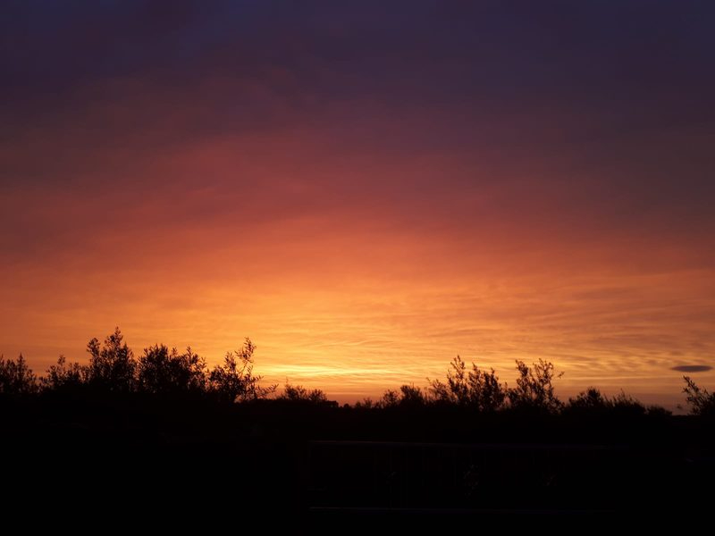 Los colores del atardecer