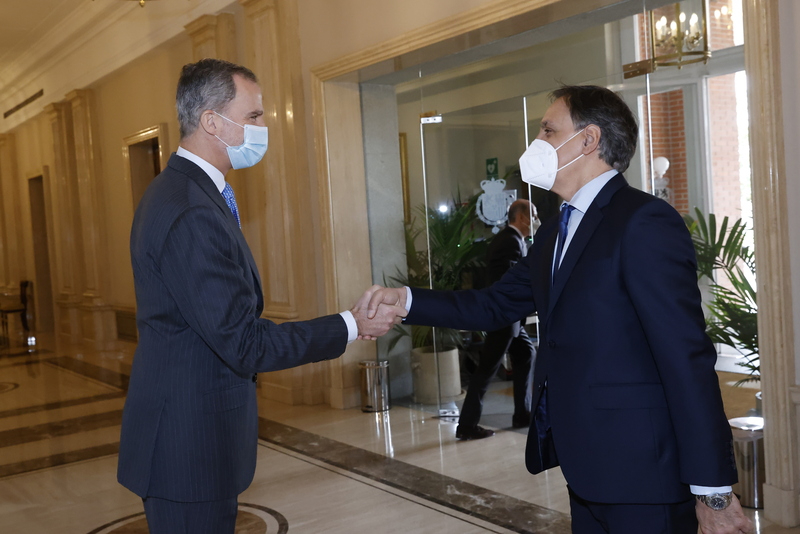 El Rey recibe en audiencia a la Asamblea del Grupo de Ciudades Patrimonio de la Humanidad de España