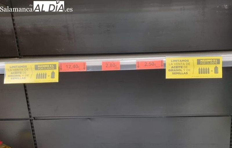 Los cinco supermercados denunciados por limitar la venta de unidades de aceite de girasol