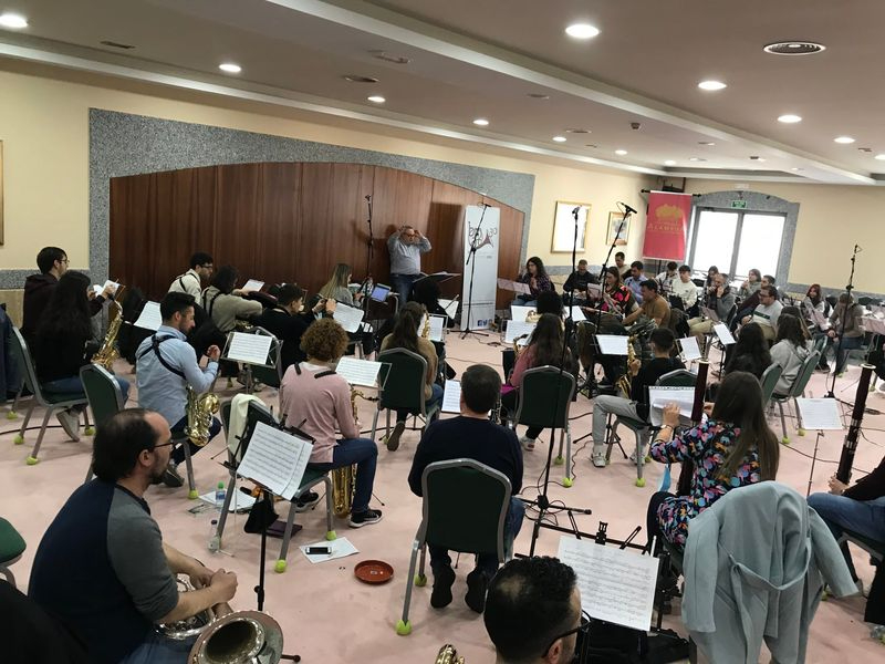 La Banda de Música culmina la grabación de su nuevo disco