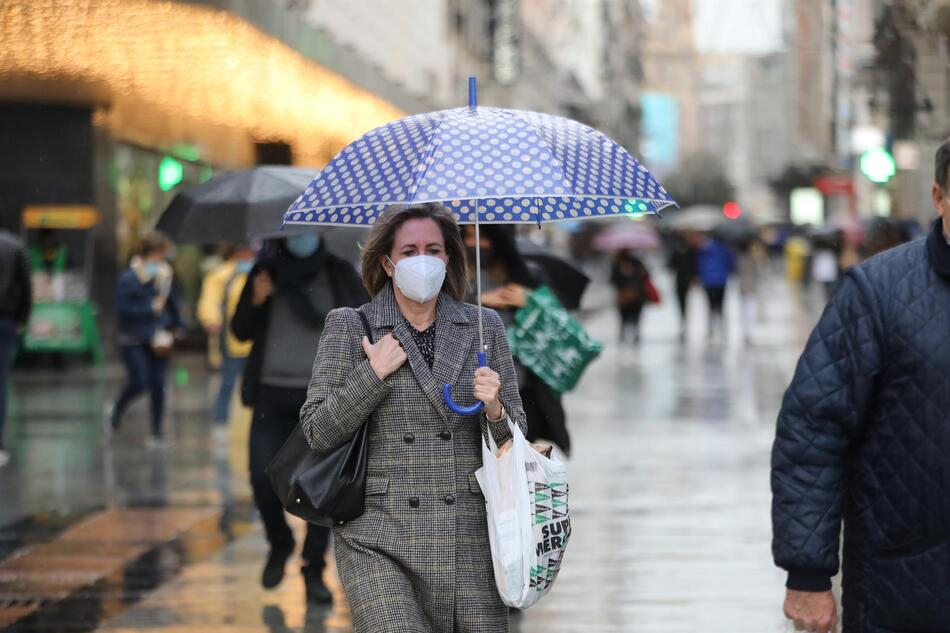 Desplome de las temperaturas por la llegada de la borrasca Ciril este jueves 