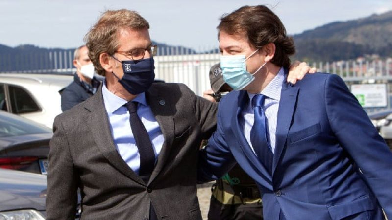 Feijóo alaba el trabajo de Mañueco: merecía más en las elecciones