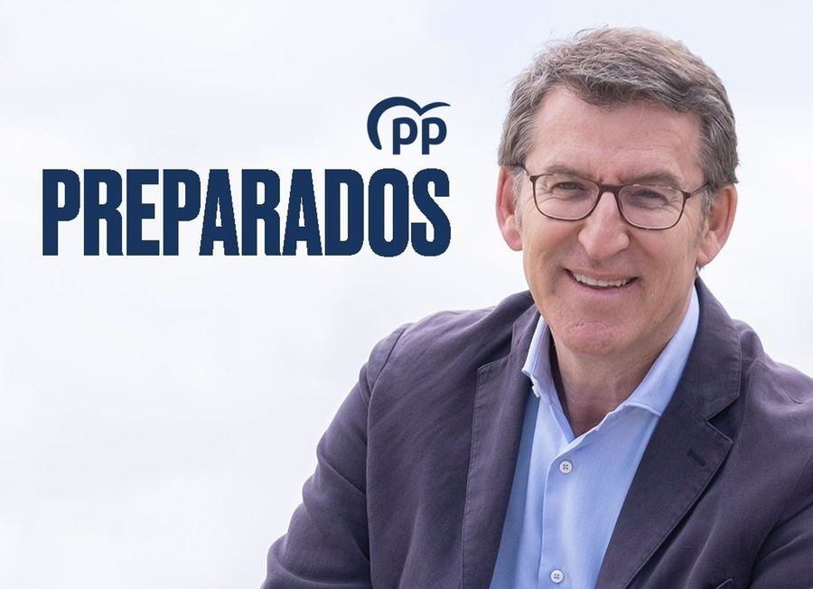 Preparados, el lema elegido por Feijóo para su campaña a liderar el PP 