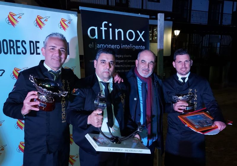Jesús García triunfa en la final del Campeonato de España de Cortadores de Jamón de La Alberca