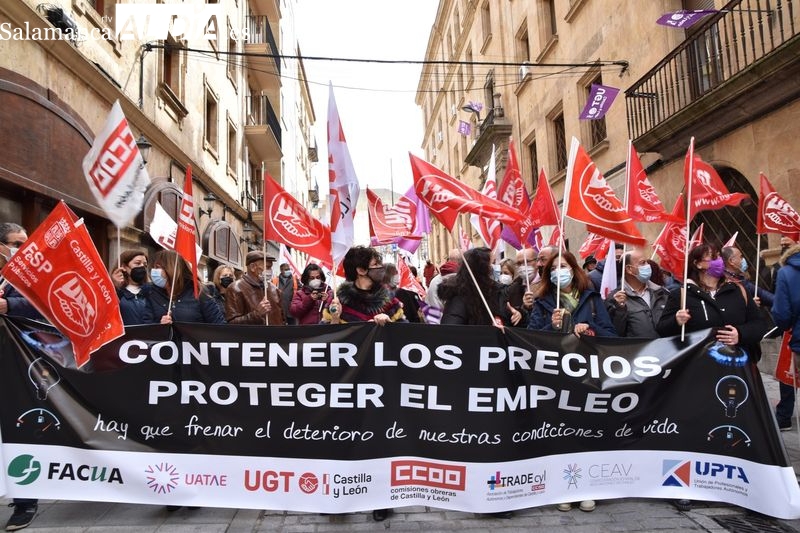 Contener los precios, proteger el empleo, la reivindicación de UGT y CCOO