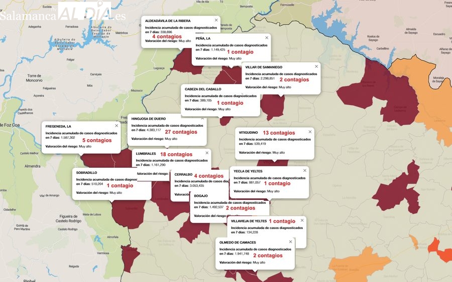 Vuelve a repuntar el número de casos entre mayores de 65 años en Las Arribes