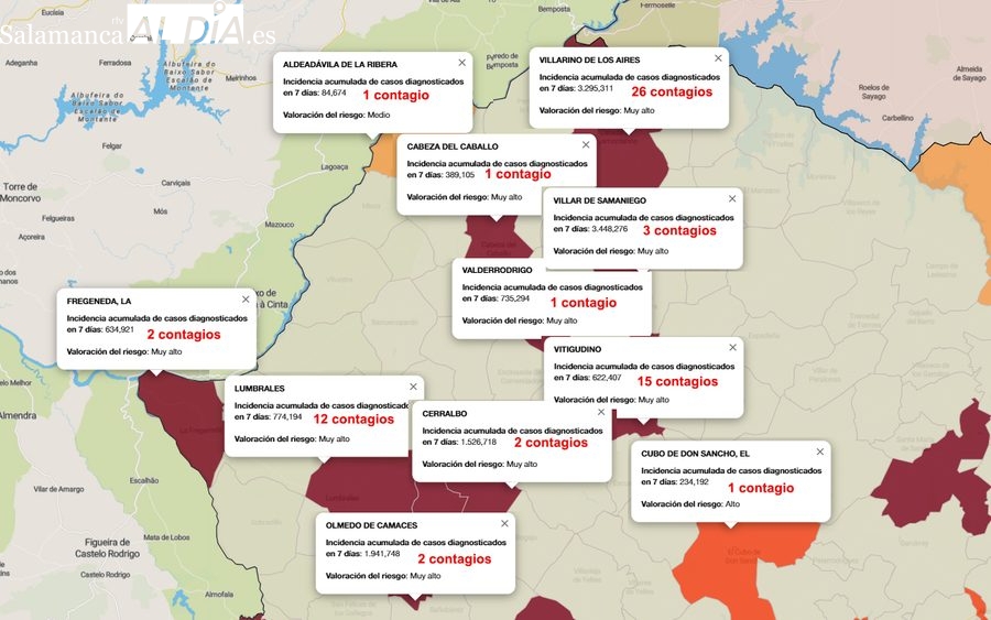 Las Arribes registra tres nuevos fallecidos por coronavirus en la última semana