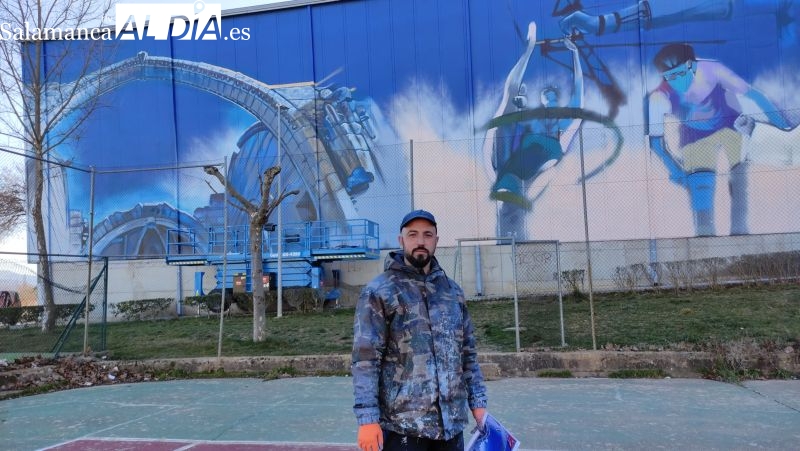 Guijuelo contará con el grafiti deportivo más grande de toda Castilla y León