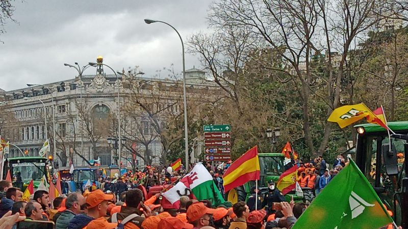 Profesionales del campo de Salamanca ya marchan en Madrid en el 20Mrural