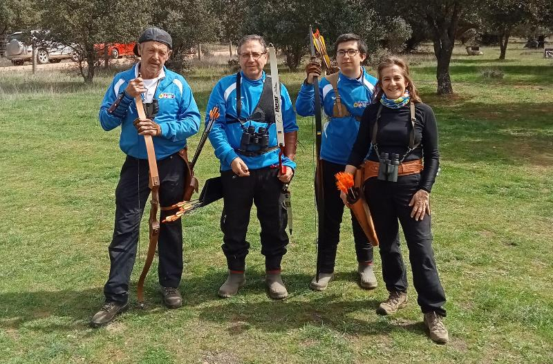 Arqueros mirobrigenses toman parte en una tirada solidaria a favor de Ucrania