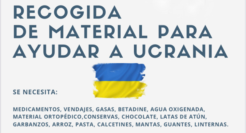 Campaña solidaria de la Universidad de Salamanca con Ucrania 