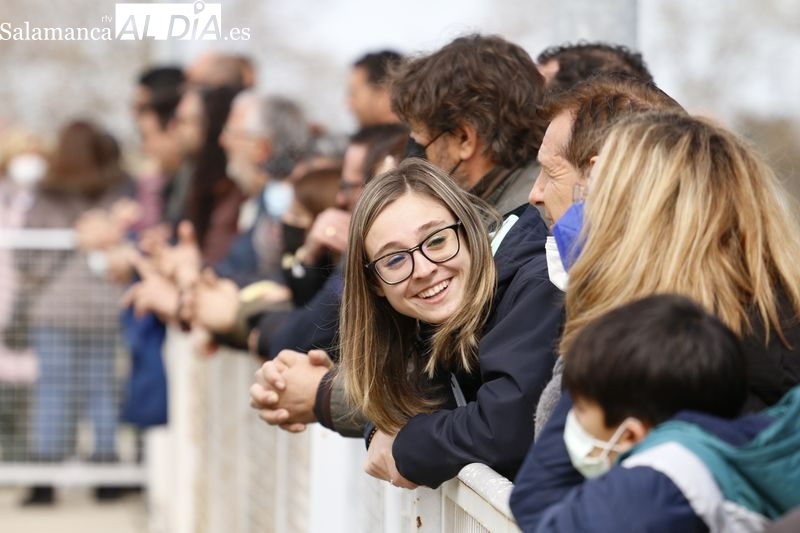 Los salmantinos compaginan las procesiones de Semana Santa con el deporte