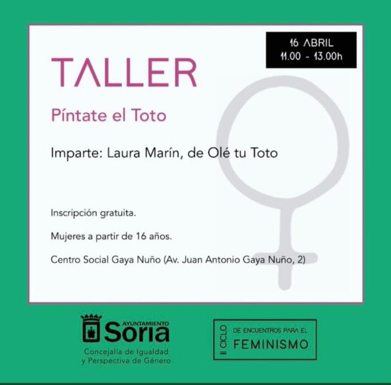 Polémica por un taller en Soria que invita a pintarse el toto