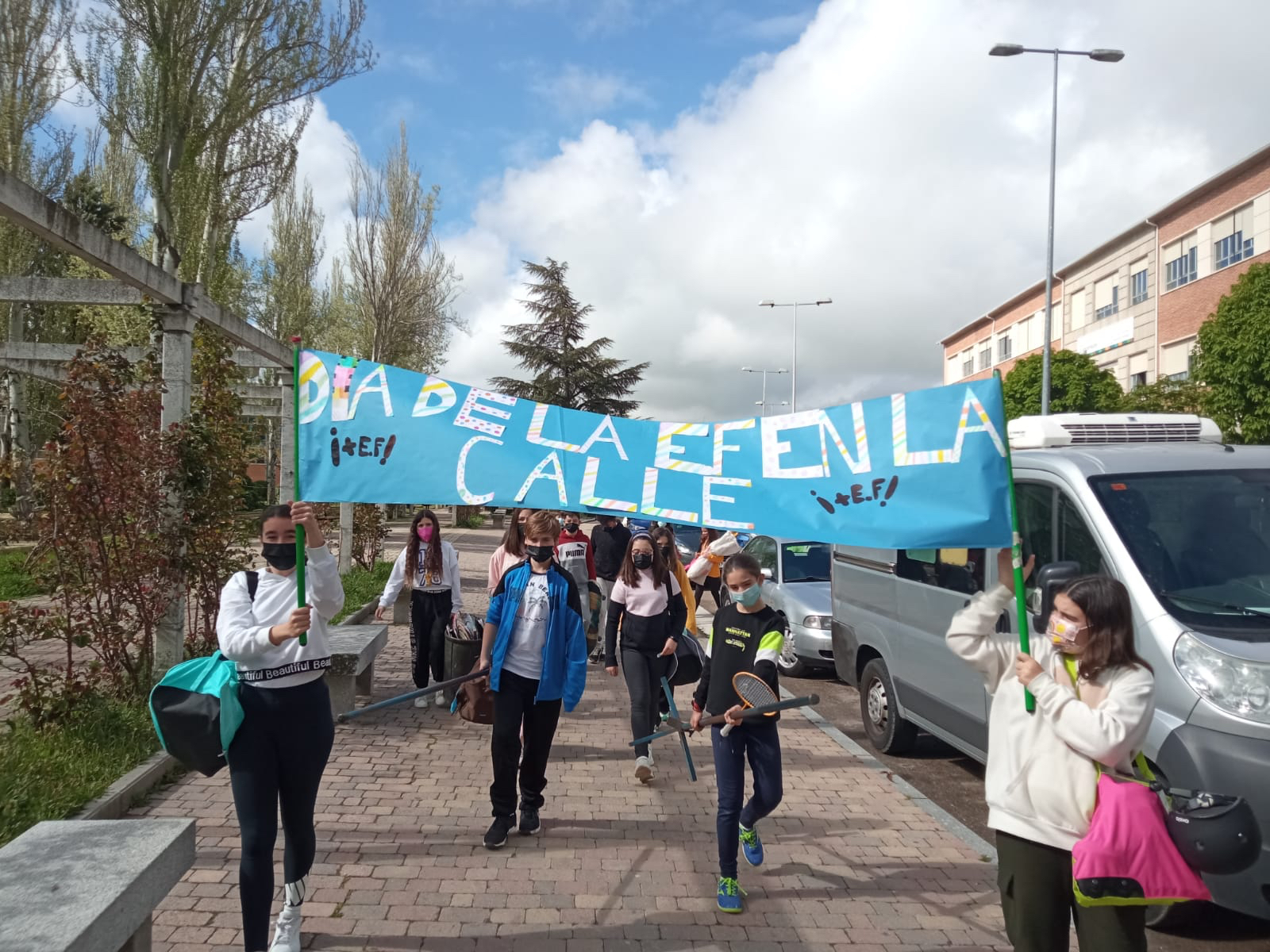 El parque La Huerta se convierte en epicentro de la educación física en la calle para el colegio La Encarnación