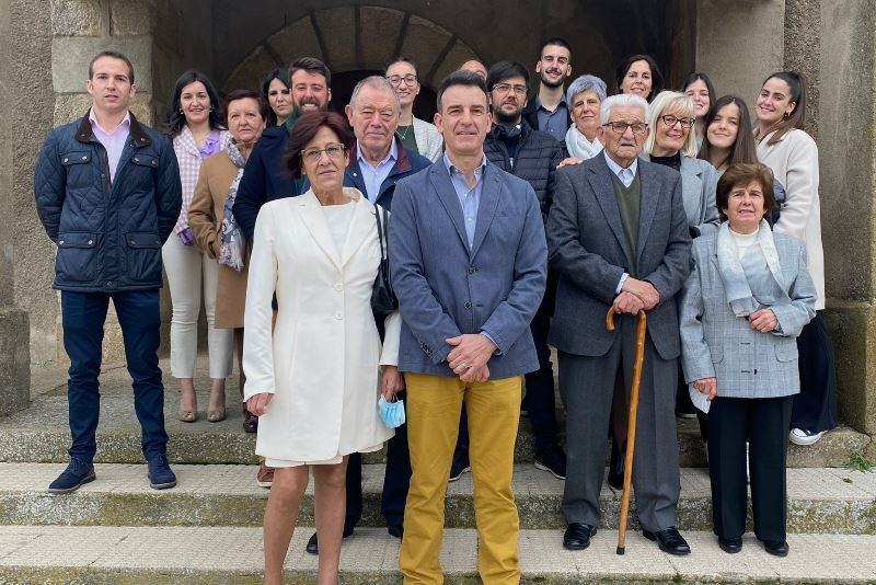 Faustino Benito Rodríguez celebra en El Sahugo sus 100 años de vida