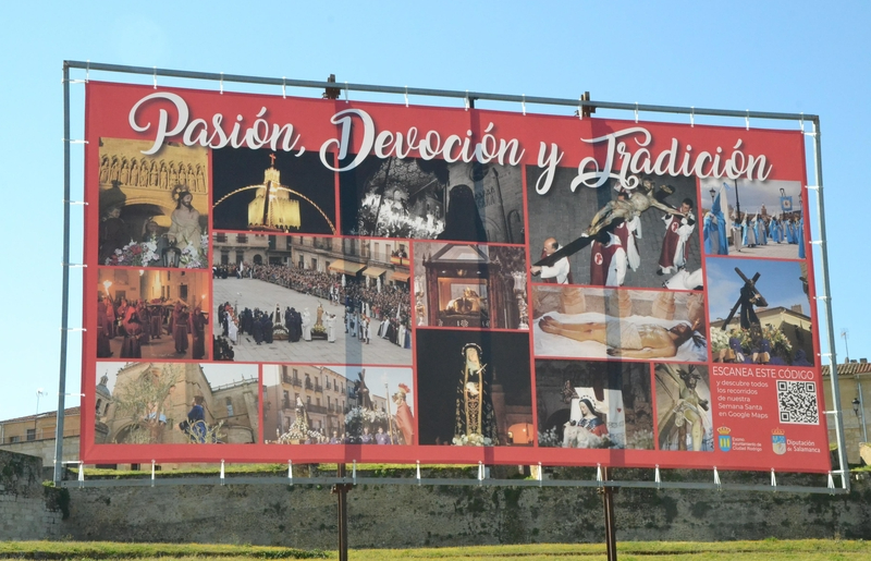 La Semana Santa Mirobrigense estrena pancarta promocional