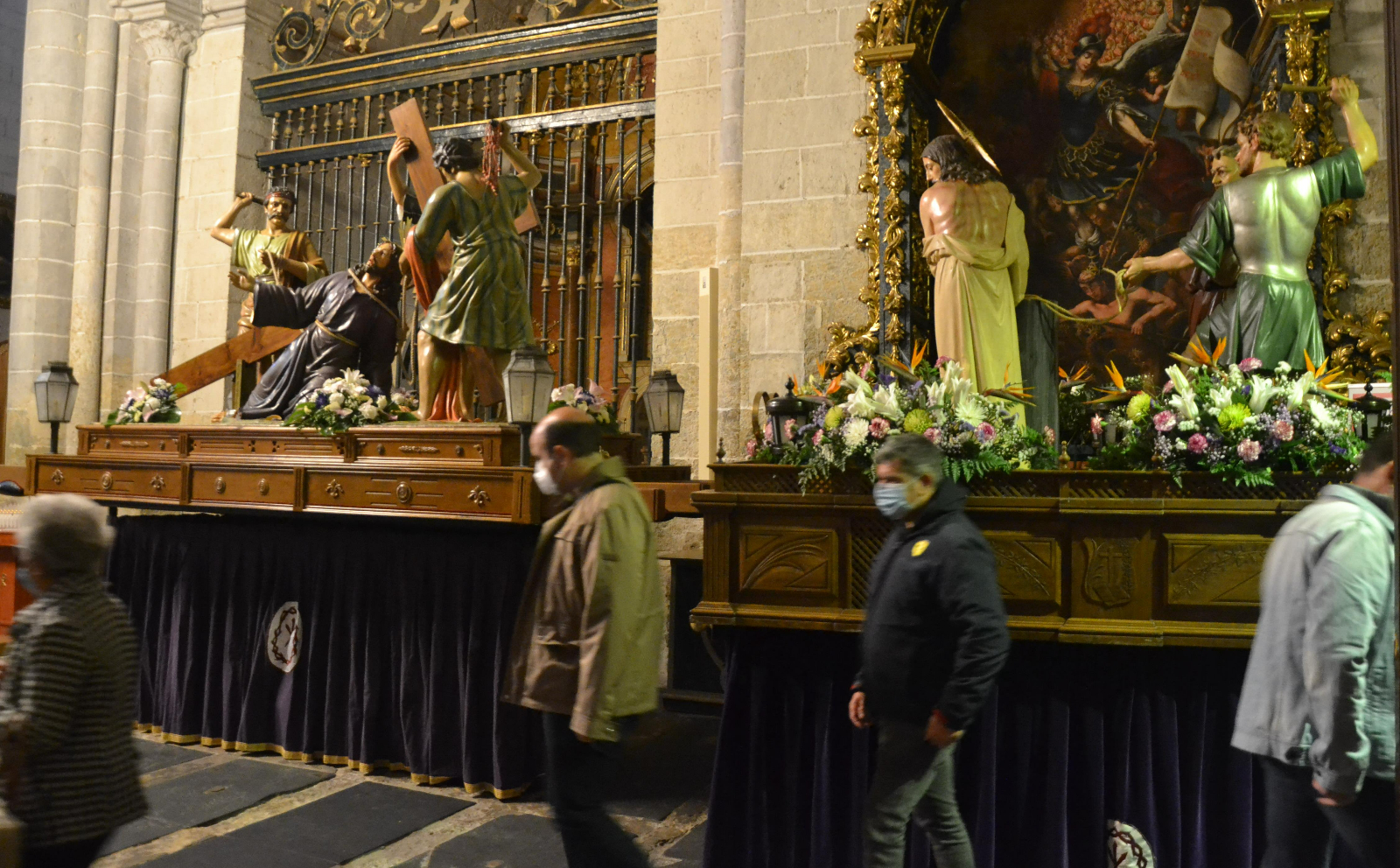 Cara y cruz para El Sagrario y la Catedral en las cifras de turistas en Semana Santa