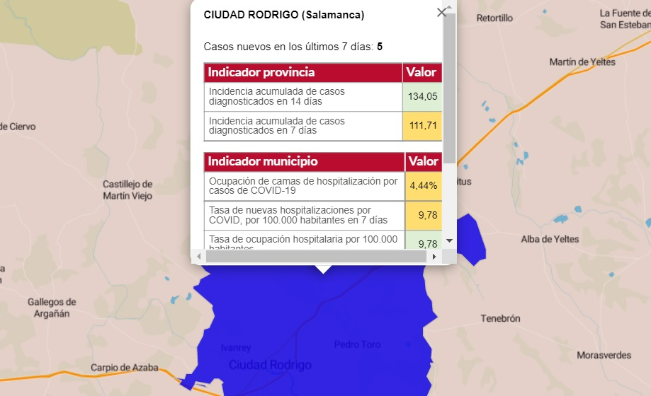 Seis localidades registran nuevos positivos en los últimos días entre los mayores de 60 años