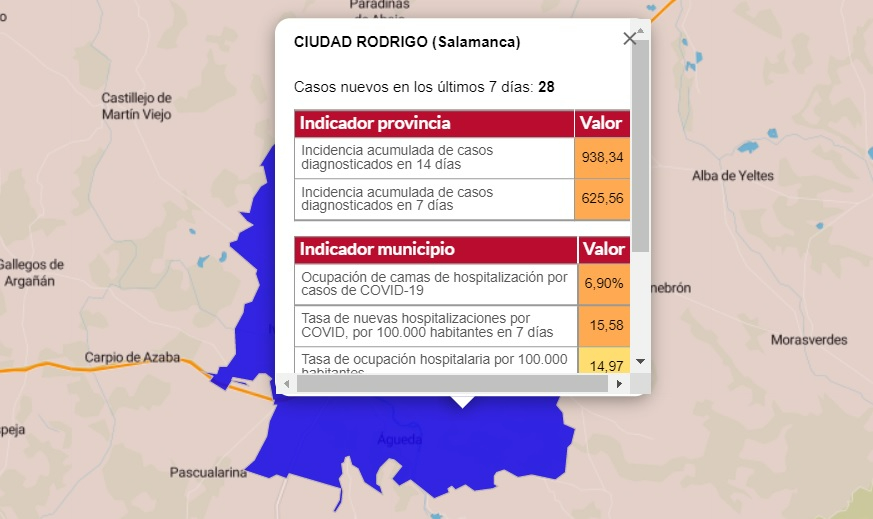 Ciudad Rodrigo registra al menos 14 nuevos positivos entre los mayores de 60 años, y La Fuente, 7