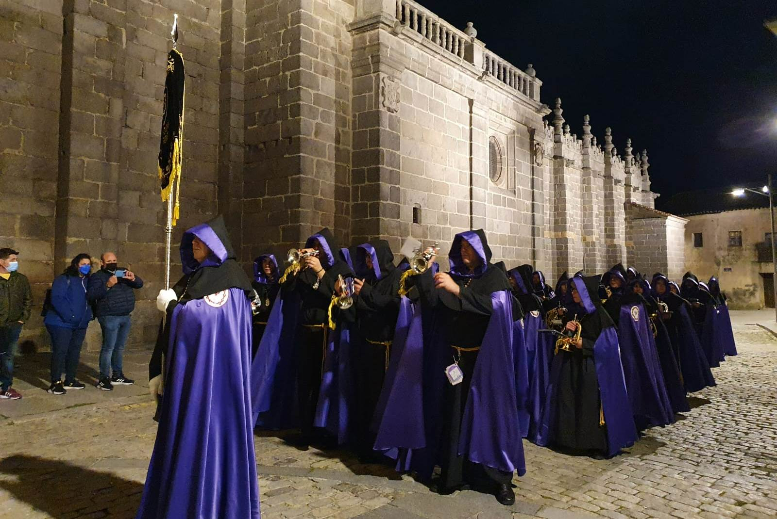 La Banda de Cornetas y Tambores del Nazareno cierra en casa su ajetreada Semana Santa