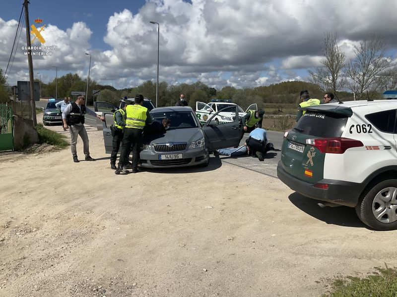Así ha sido el simulacro de persecución fronteriza en Salamanca
