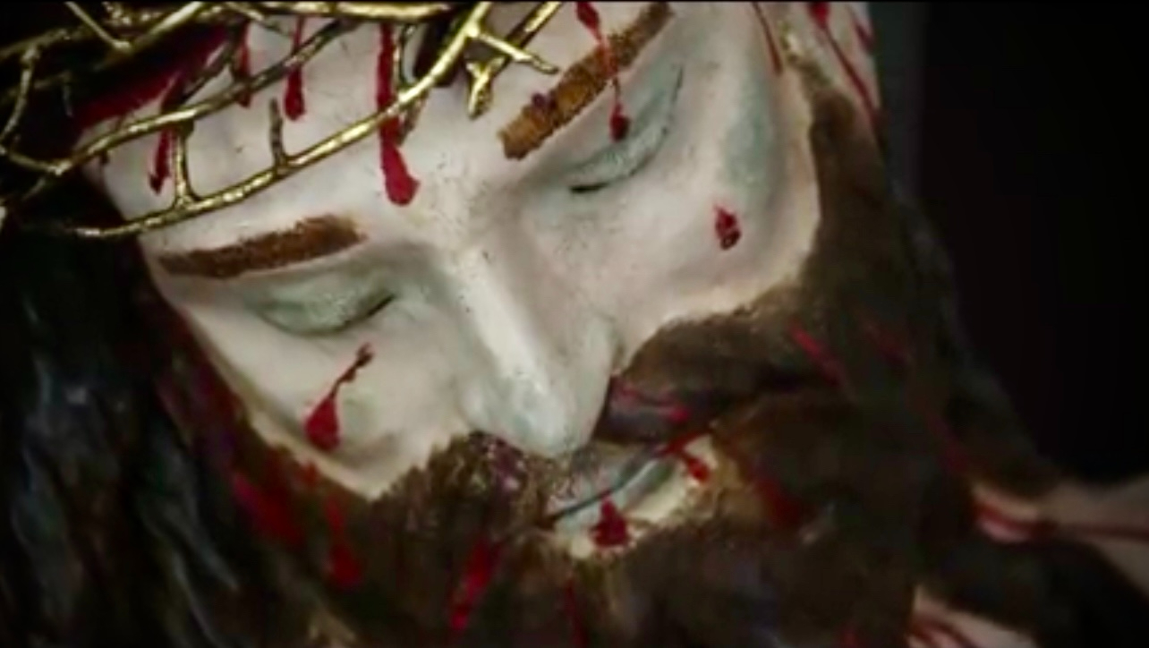 Un documental recoge el importante proceso de restauración del Santo Cristo del Humilladero