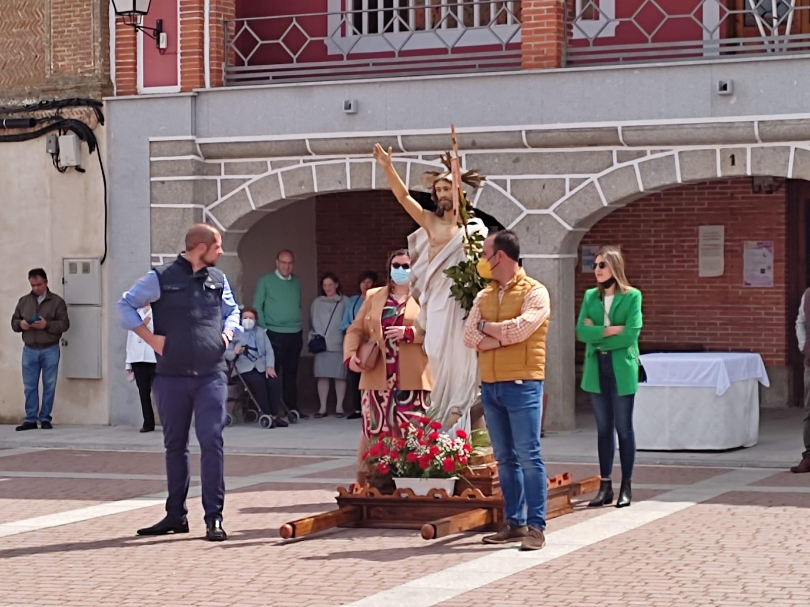 Santiago de la Puebla se cita en la Plaza Mayor para vivir el encuentro con el Resucitado