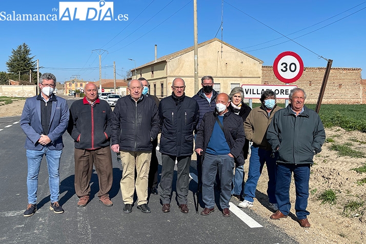 La Diputación invierte más de 500.000 euros en la mejora de la carretera que une Villaflores y Palaciosrubios