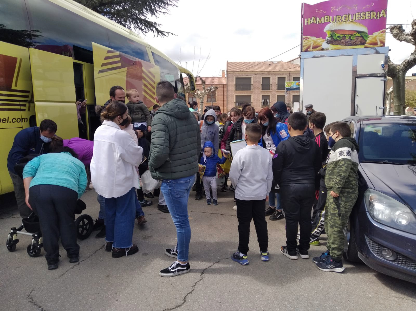 Cantalapiedra se vuelca en el recibimiento y acogida de 26 refugiados ucranianos