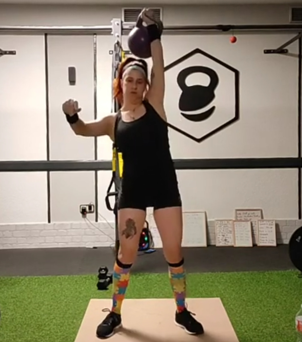 La mirobrigense Cristina Sánchez debuta en las competiciones de kettlebell