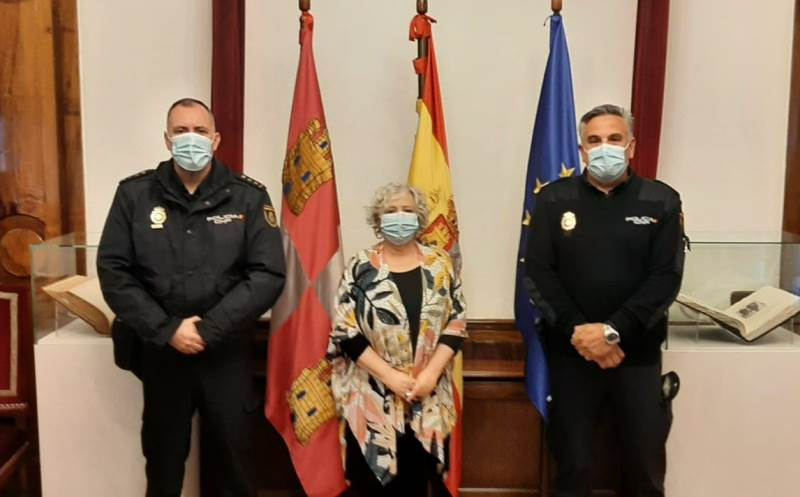 Roberto de Jesús Rodríguez, nuevo jefe del puesto fronterizo de la Policía Nacional en Fuentes de Oñoro