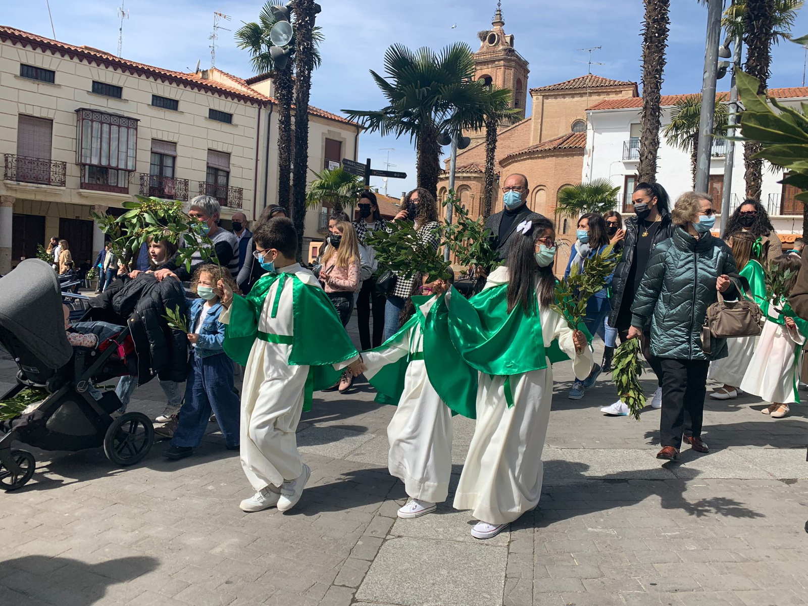 Los albenses, fieles a su cita con el Domingo de Ramos