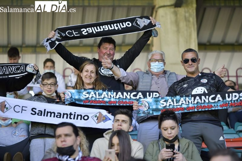 La afición no deja solo al Salamanca UDS en la lucha por la permanencia
