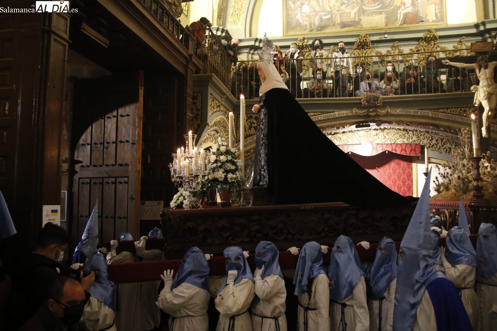 La lluvia impide que el Santísimo Cristo de los Doctrinos y la Virgen de la Amargura procesionen este Lunes Santo