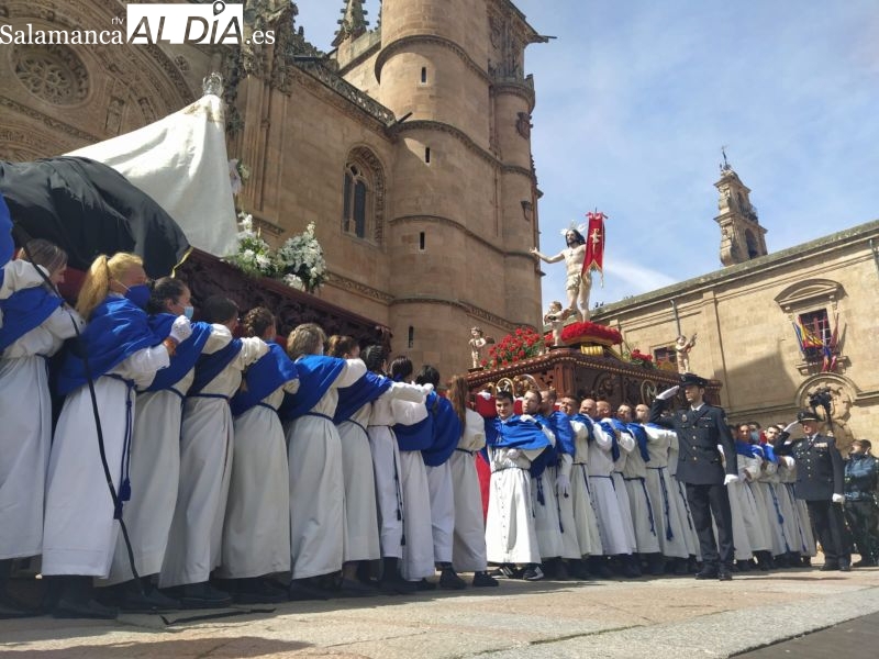 La emocionante Procesión del Encuentro marca el final de una concurrida Semana Santa