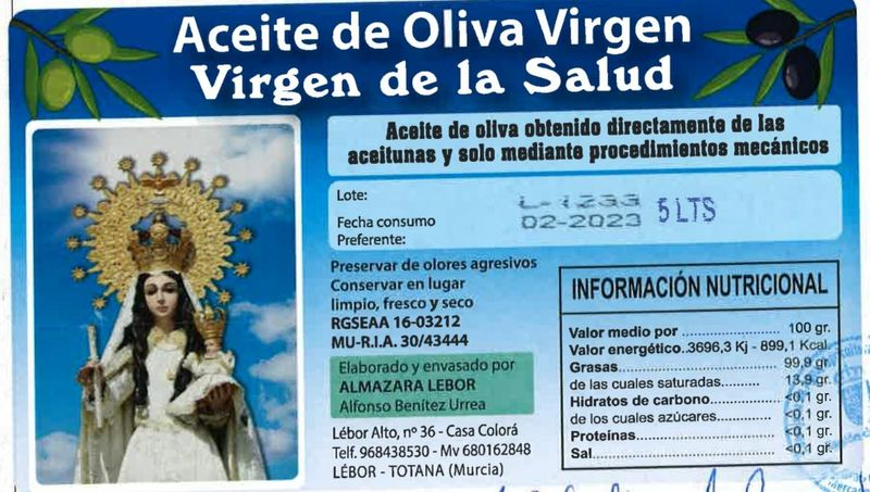 Alerta por la distribución clandestina de ocho marcas de aceite de oliva 