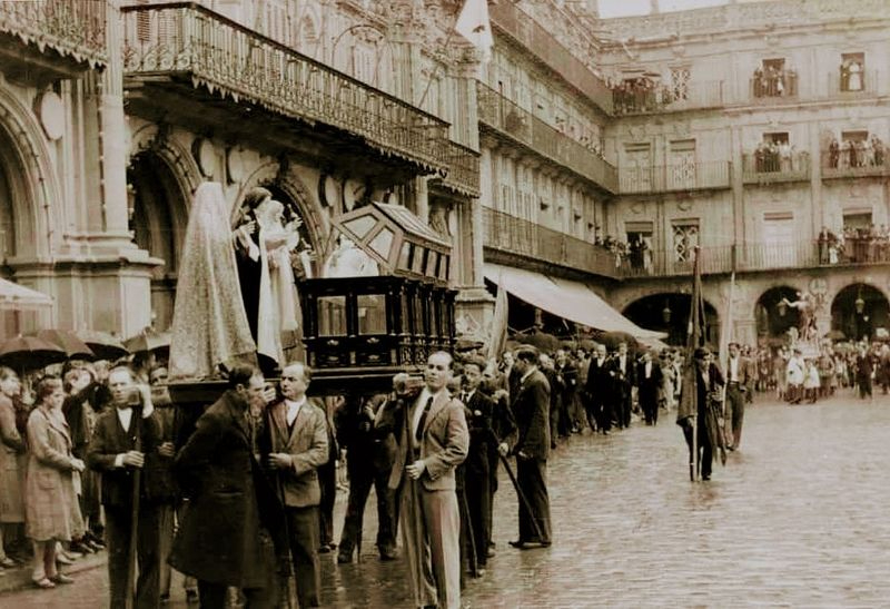 Las procesiones salmantinas en plena guerra civil