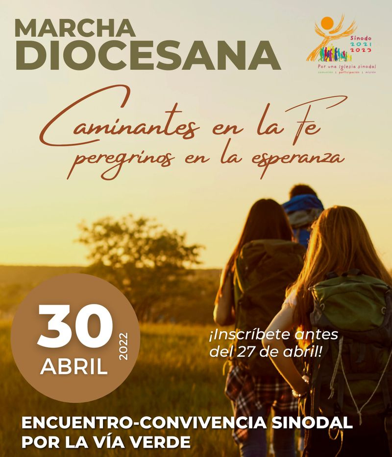 La diócesis organiza el 30 de abril una marcha a Alba de Tormes con motivo de la celebración del Sínodo