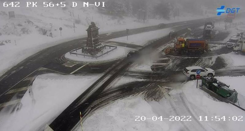 Reabierta la circulación en las autopistas de peaje AP-6, que une Salamanca con Madrid
