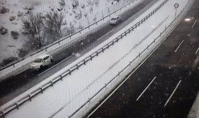 Cortada la circulación en las autopistas de peaje AP-6, que une Salamanca con Madrid