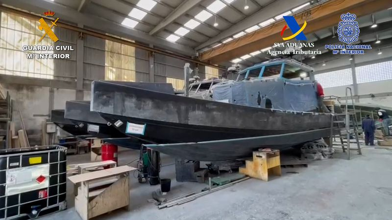 Los detalles de la operación contra la banda que fabricaba lanchas para el narcotráfico y tenía instalaciones en Salamanca